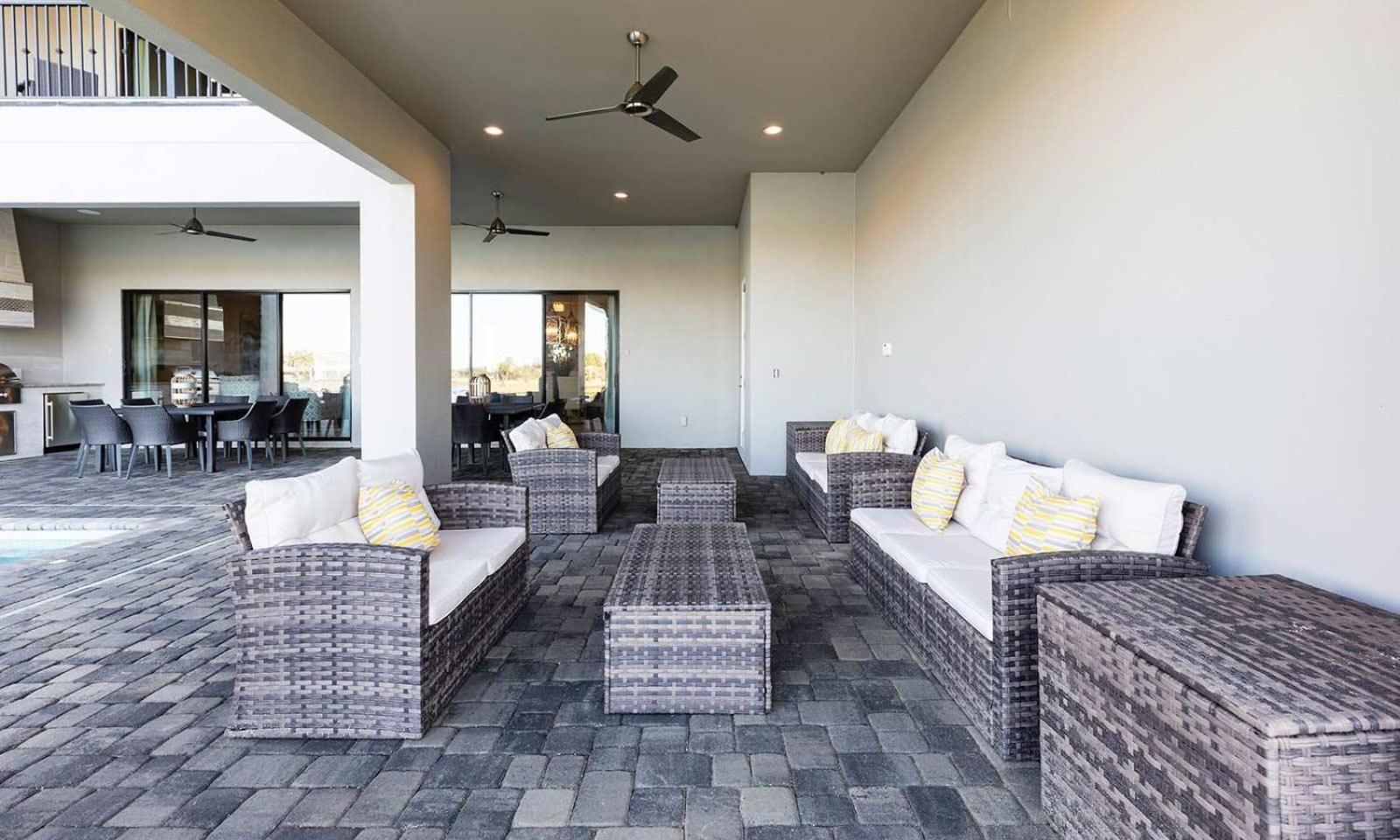 Upscale 8 Bdrm Villa With Home Theater At Reunion Киссимми Экстерьер фото